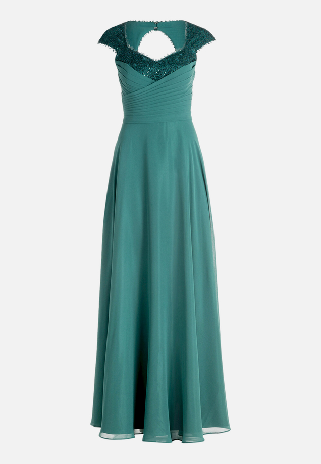 Abendkleid mit Pailletten / Vorderseite