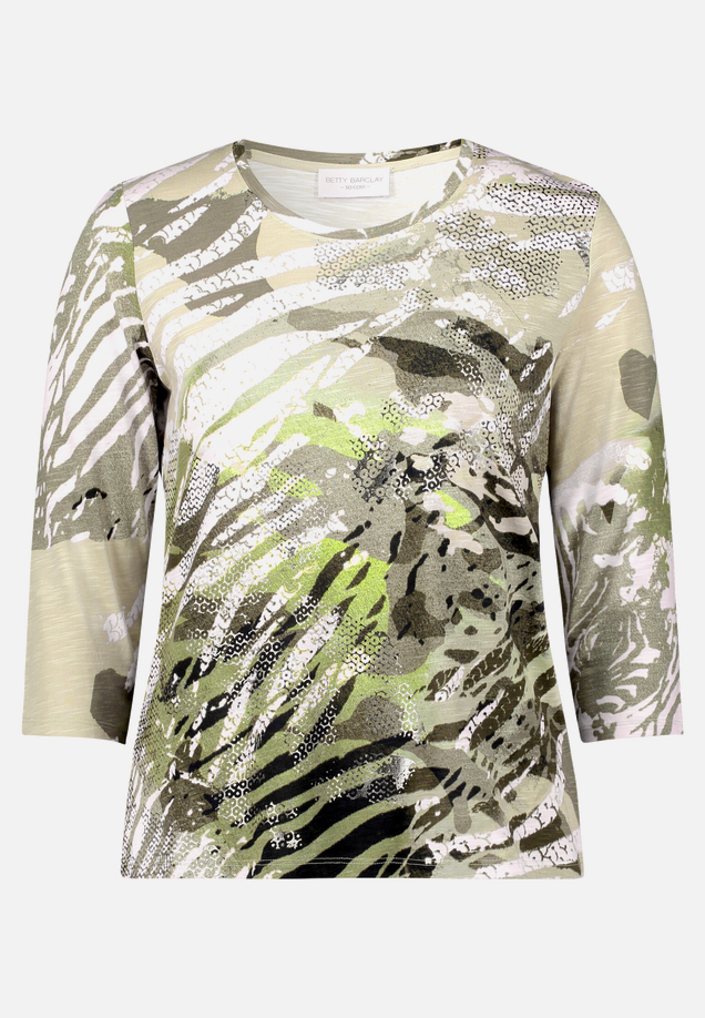 Basic Shirt mit Print / Vorderseite
