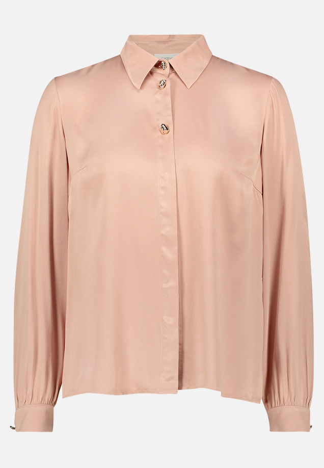 Satin-Bluse mit Knöpfen / Vorderseite