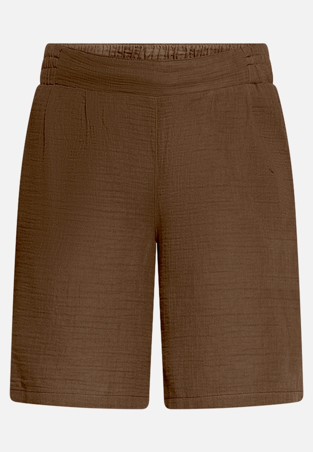 Musselin-Shorts mit elastischem Bund  / Vorderseite