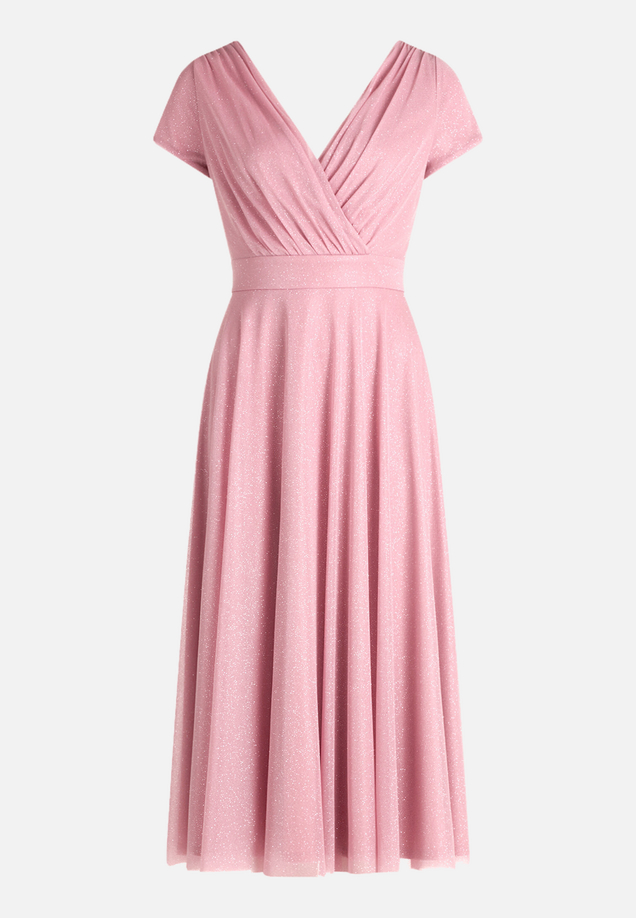 Cocktailkleid im Glitzer-Look / Vorderseite