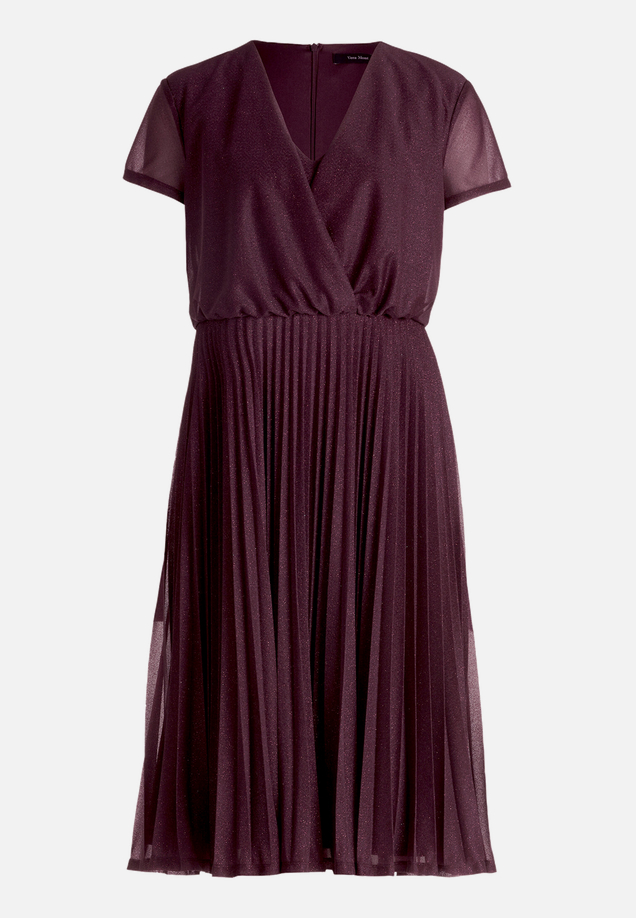 Cocktailkleid mit Plissee / Vorderseite