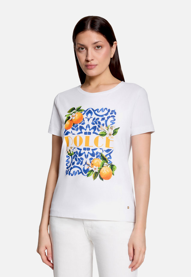 Casual-Shirt mit Print / Modellfoto Vorderseite