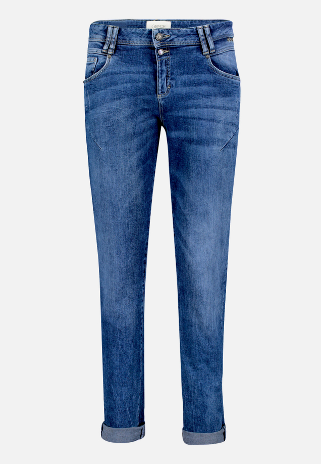 Boyfriend-Hose mit Nieten / Vorderseite