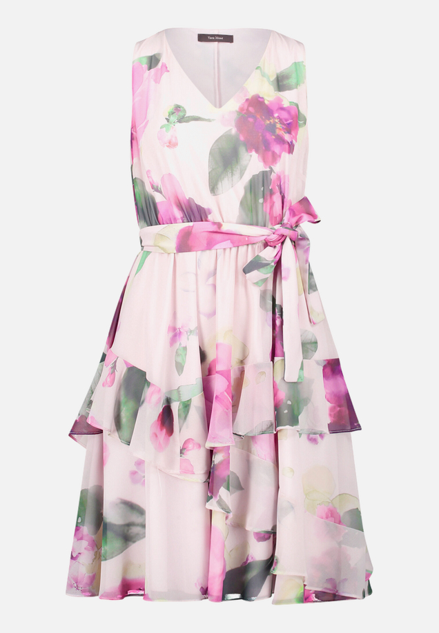 Cocktailkleid mit Volant / Vorderseite