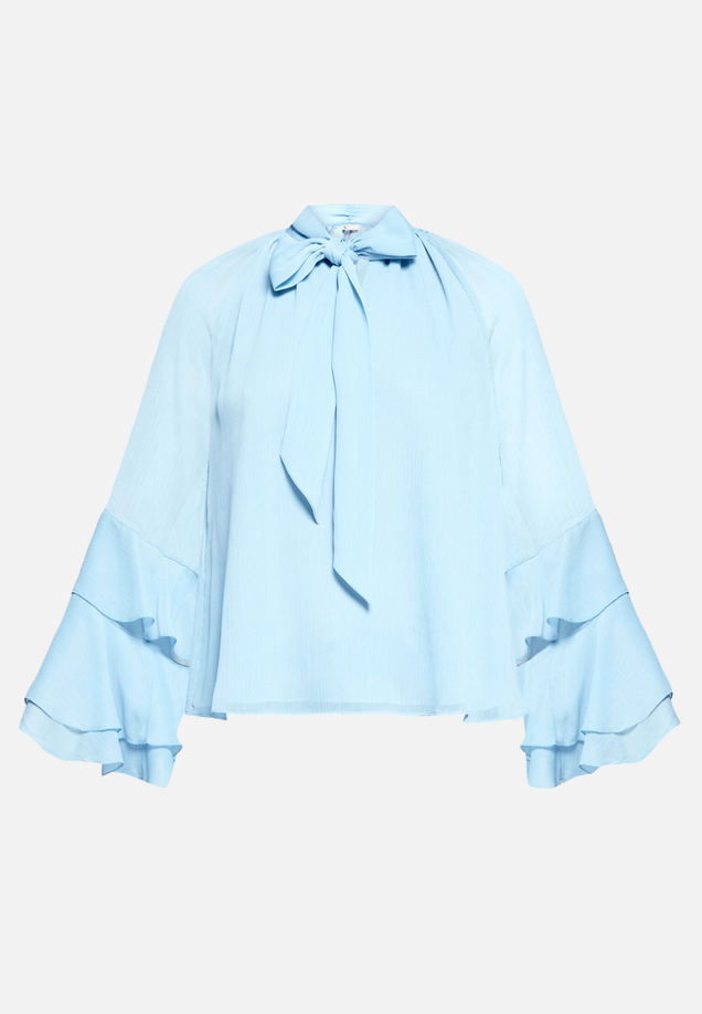 Chiffonbluse mit Volant / Vorderseite