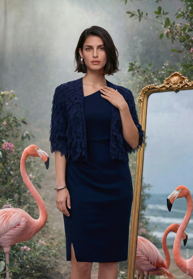 Cocktailkleid ohne Arm / Imagebild