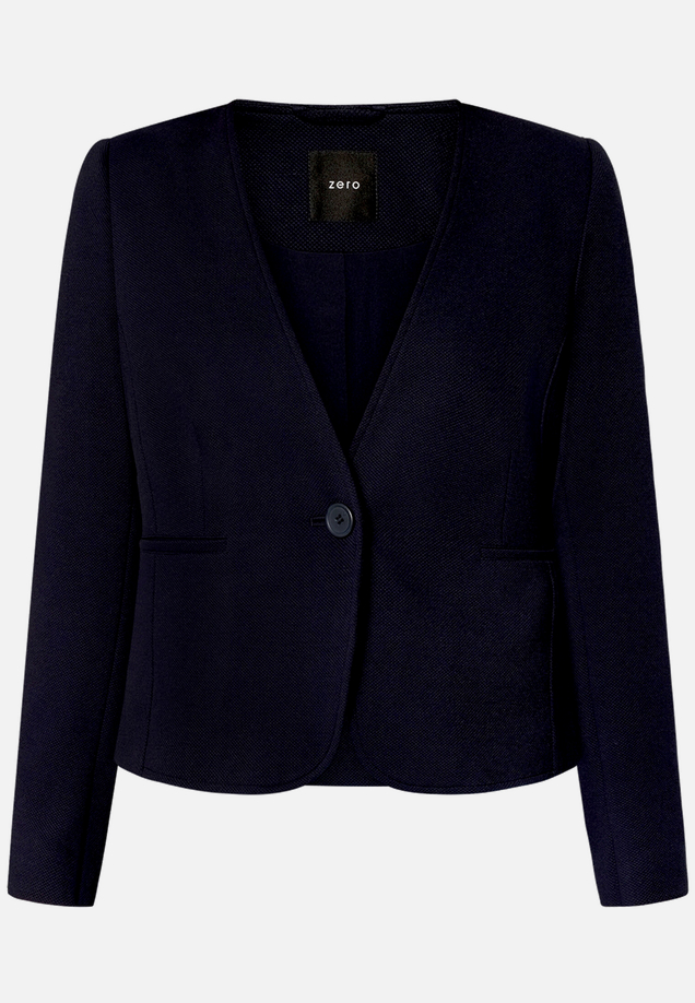 Blazer mit Paspeltaschen / Vorderseite