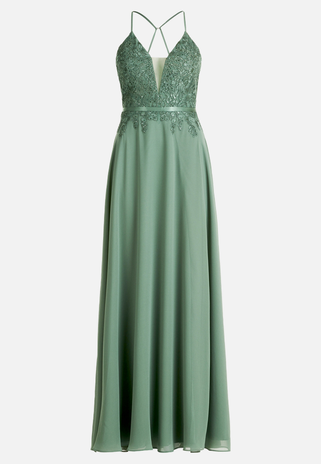 Abendkleid mit Stickerei / Vorderseite