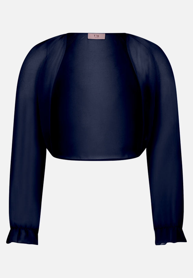 Bolero-Jacke mit gekräuseltem Ausschnitt / Vorderseite