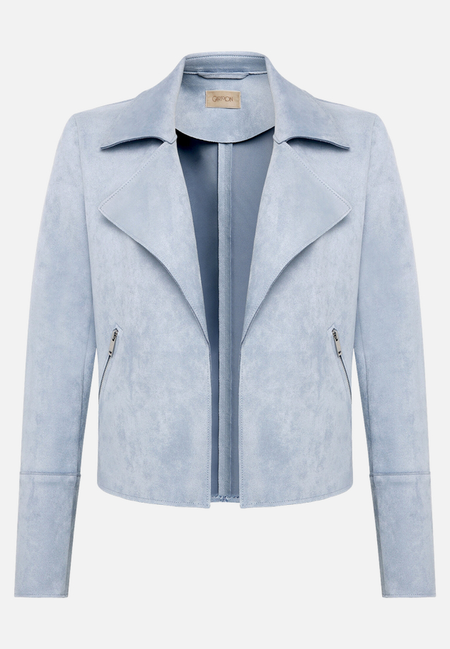 Blazer-Jacke mit offenem Saum / Vorderseite