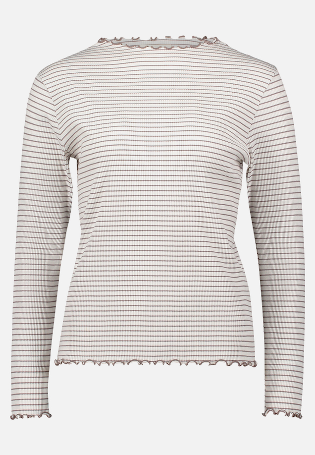 Langarm-Shirt mit Kragen / Vorderseite