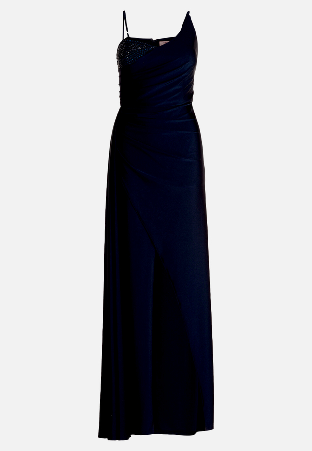 Abendkleid mit Schmucksteinen / Vorderseite
