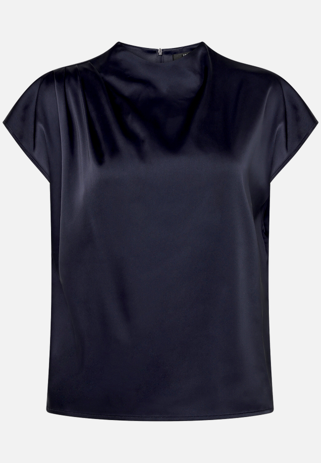Satinbluse  mit Stehkragen / Vorderseite