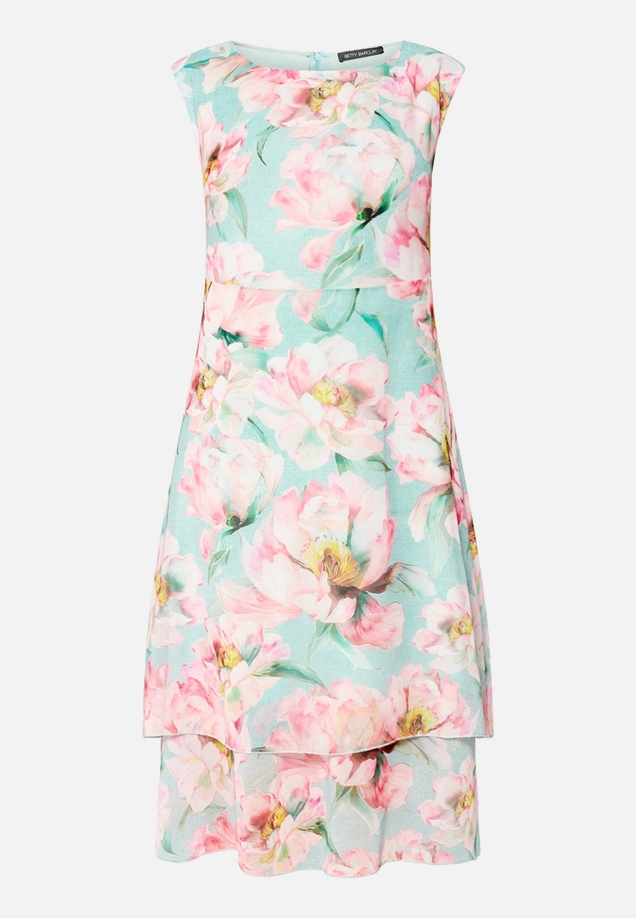 Chiffonkleid mit Bindegürtel / Vorderseite