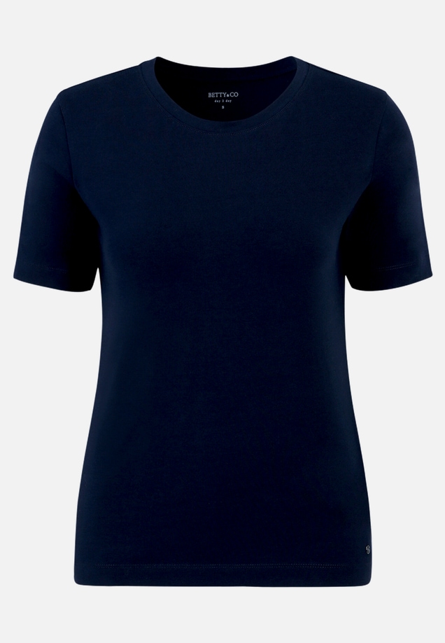 Basic Shirt mit Rundhalsausschnitt / Vorderseite