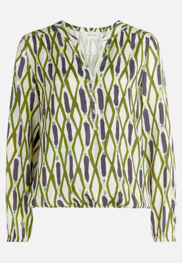 Casual-Bluse mit Muster / Vorderseite