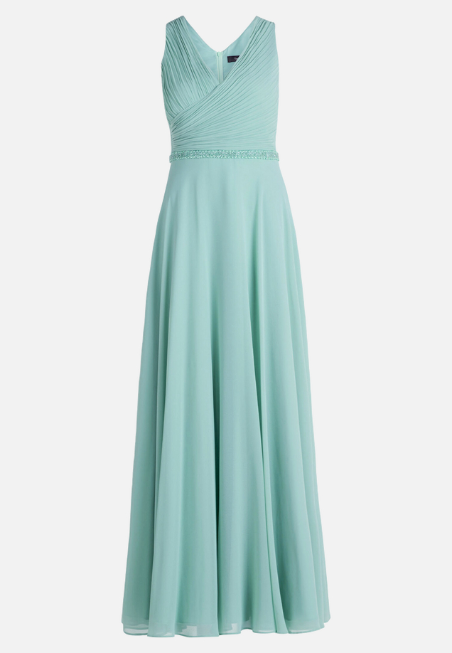 Abendkleid mit Plissee / Vorderseite