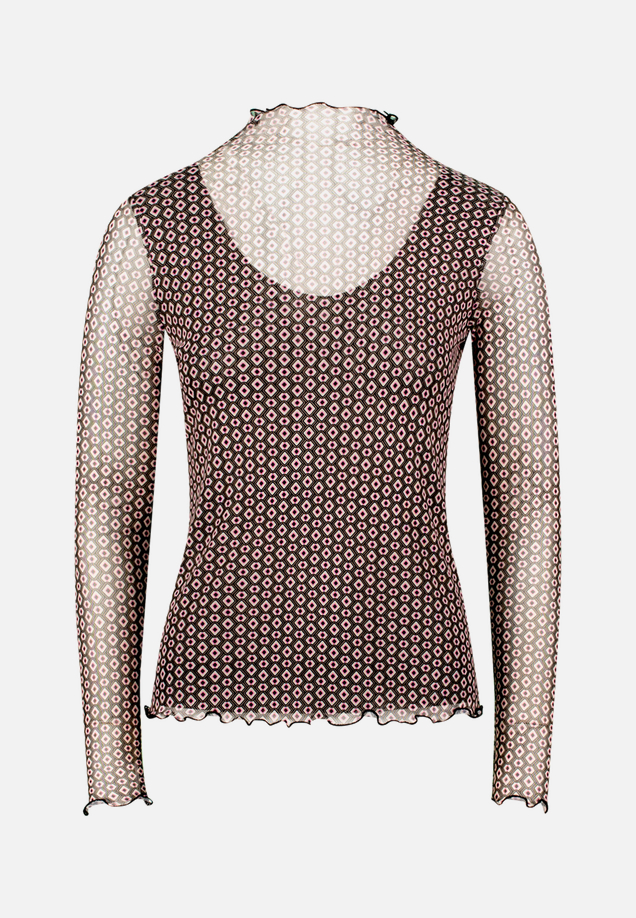 Mesh-Shirt mit grafischem Print / Vorderseite