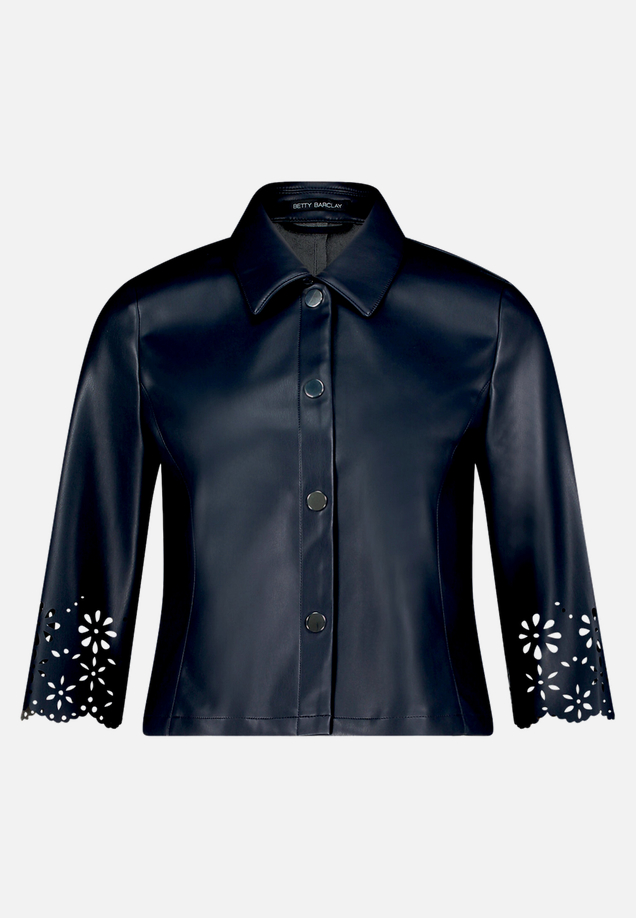 Blazer-Jacke mit Reißverschluss / Vorderseite