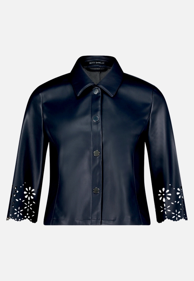Blazer-Jacke mit Reißverschluss / Vorderseite