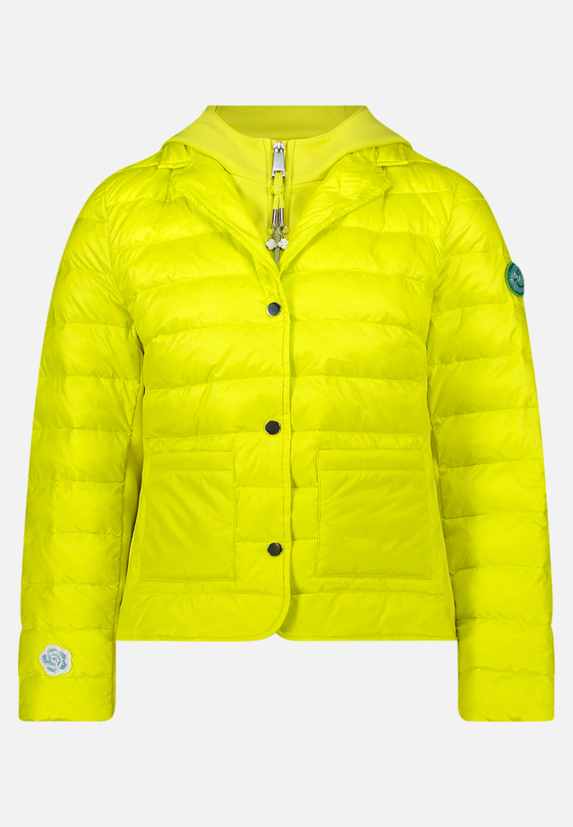 Steppjacke mit abnehmbarer Kapuze / Vorderseite