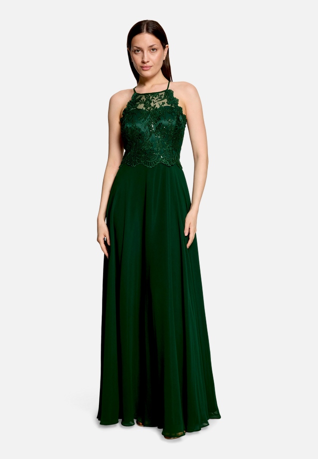 Abendkleid rückenfrei / Modellfoto Vorderseite
