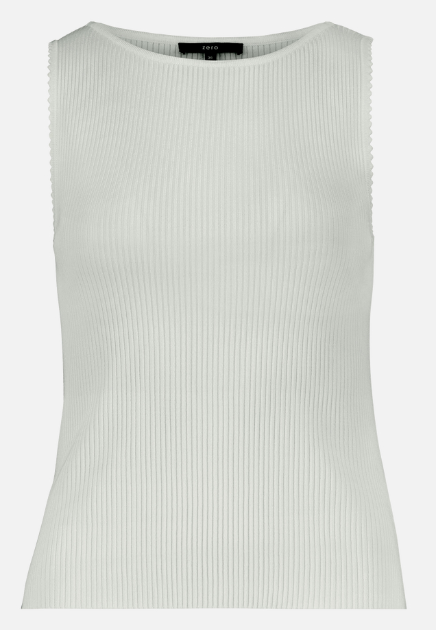 Stricktop  mit U-Boot Ausschnitt  / Vorderseite