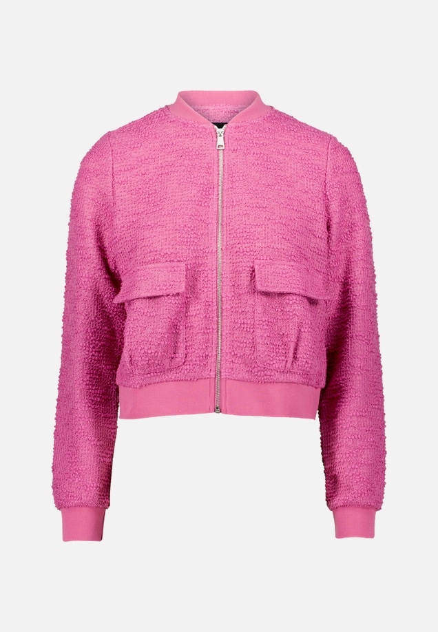 Boucè Jacke mit Reißverschluss / Vorderseite