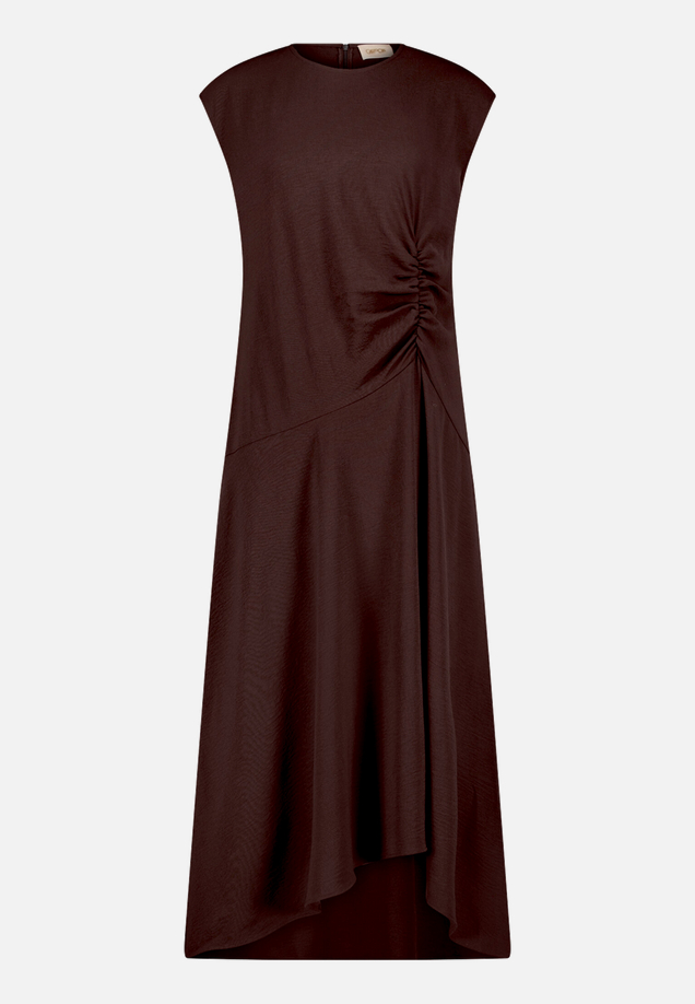 Midikleid mit Raffung / Vorderseite