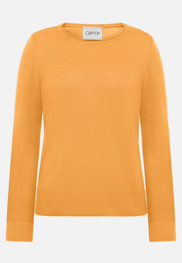 Kaschmir-Pullover mit Rundhalsausschnitt / Vorderseite