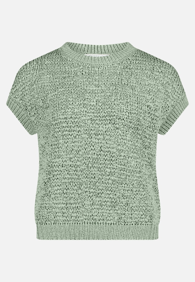 Strickpullover mit Rundhalsausschnitt / Vorderseite