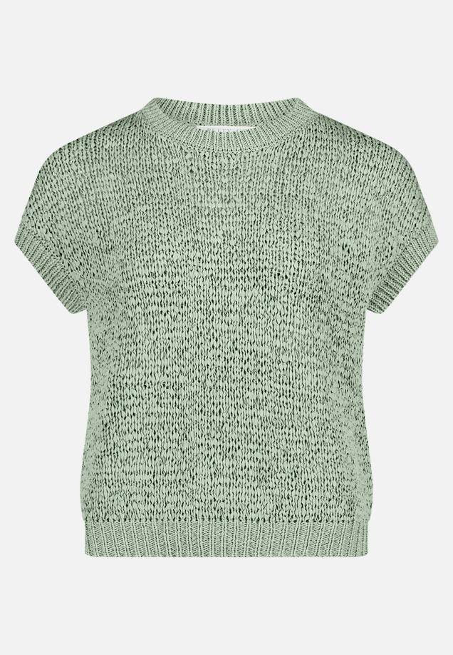 Strickpullover mit Rundhalsausschnitt / Vorderseite