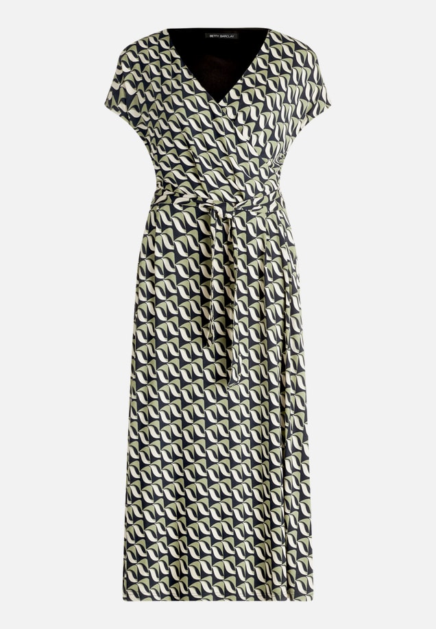 Jerseykleid mit V-Ausschnitt / Vorderseite