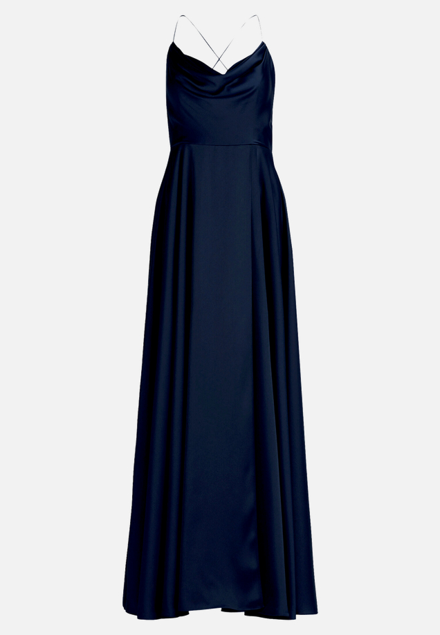 Abendkleid mit Wasserfallausschnitt / Vorderseite