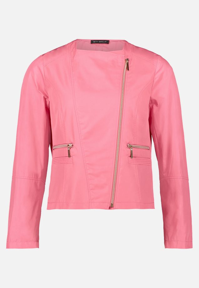 Bikerjacke mit Reißverschluss / Vorderseite
