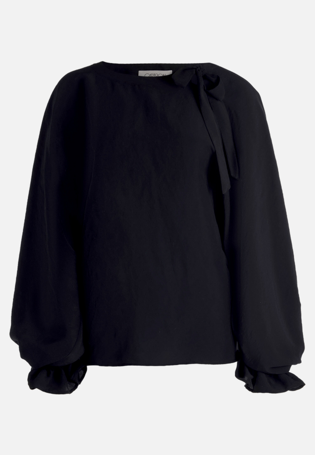 Casual-Bluse mit Schleifenknoten / Vorderseite