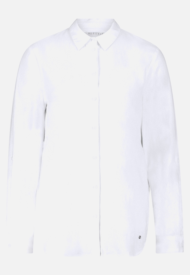 Leinenbluse langarm / Vorderseite