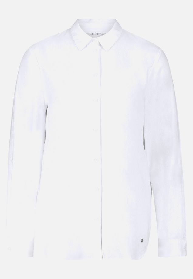 Leinenbluse langarm / Vorderseite