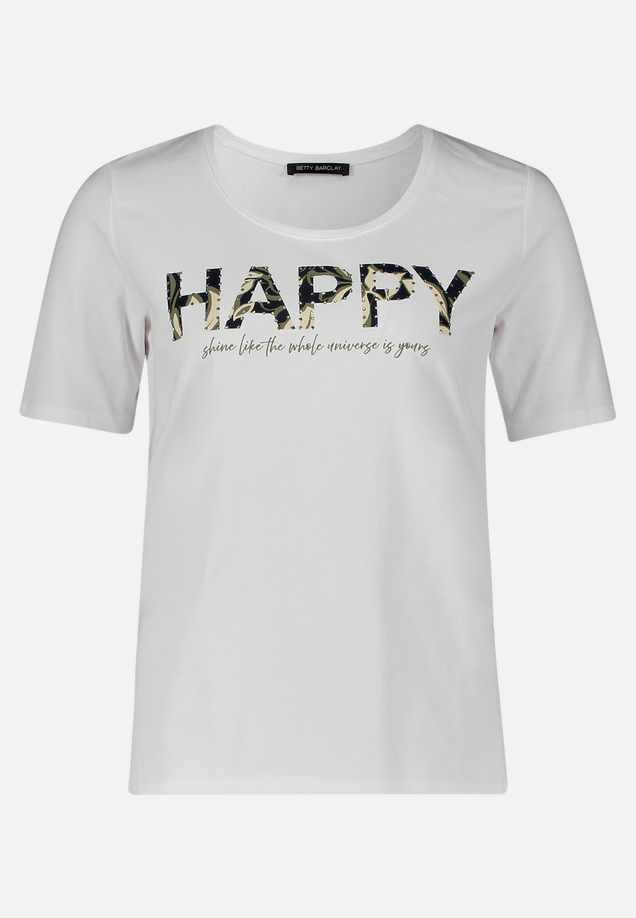 Basic Shirt mit Placement / Vorderseite