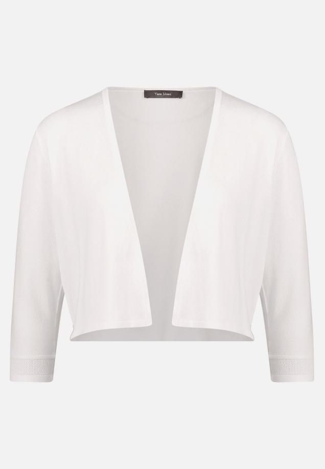 Sommer-Strickjacke mit 3/4 Arm / Vorderseite
