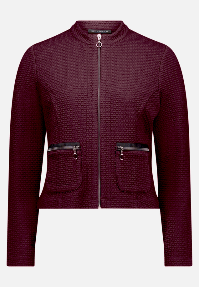 Blazer-Jacke  mit Reißverschluss / Vorderseite