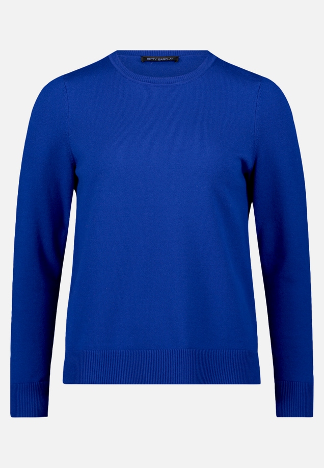 Basic-Strickpullover mit Rundhalsausschnitt / Vorderseite