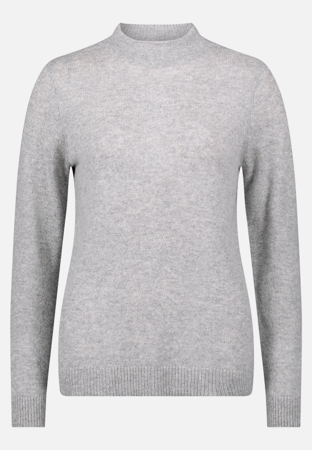 Kaschmir-Pullover mit Stehkragen / Vorderseite