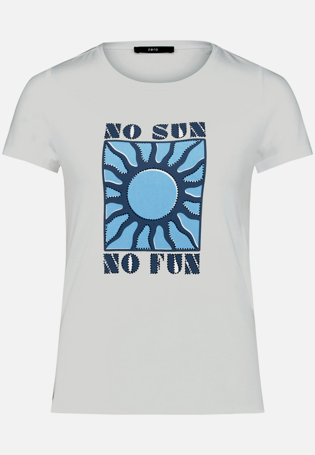 T-Shirt   mit Print No Sun No Fun  / Vorderseite