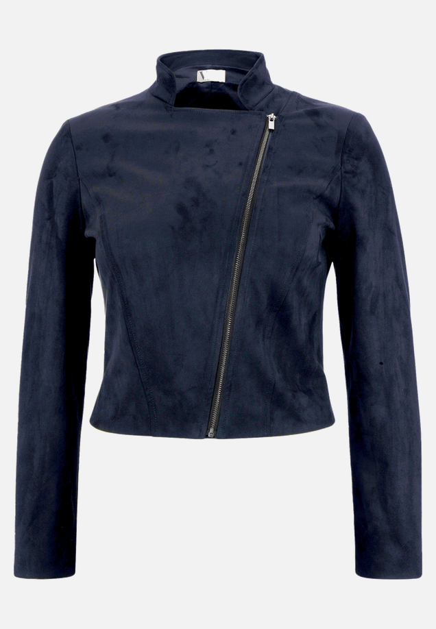 Bikerjacke mit Reißverschluss / Vorderseite