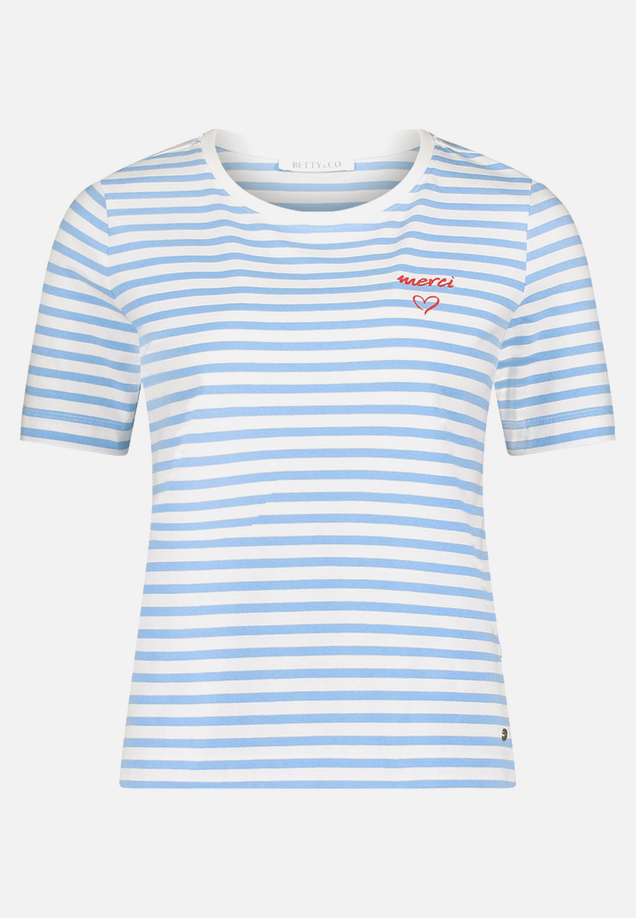 Basic Shirt mit Ringel / Vorderseite
