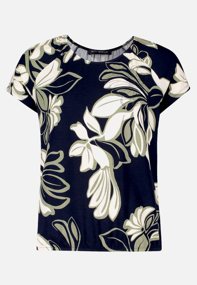 Printshirt mit Gummizug / Vorderseite