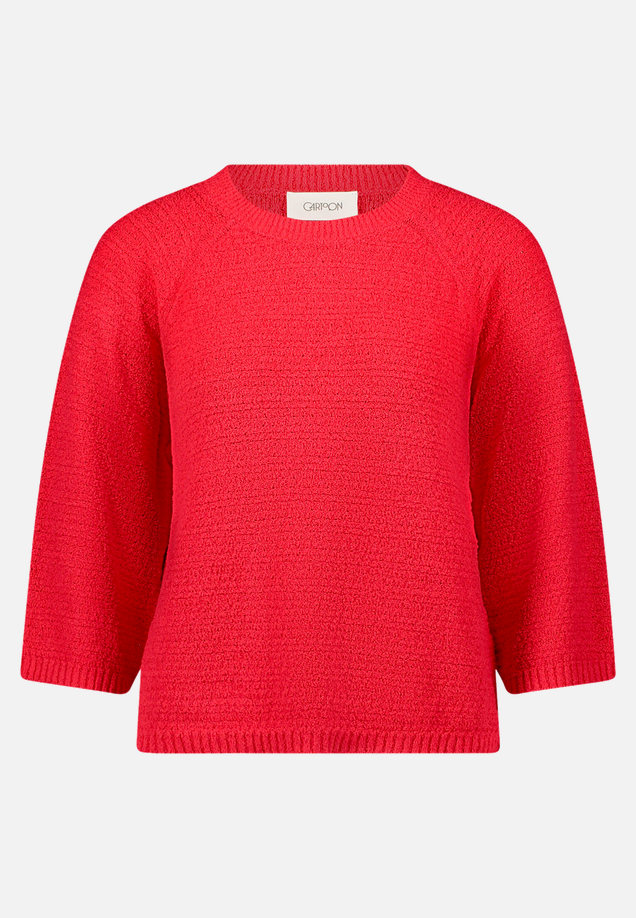 Strickpullover mit Rundhalsausschnitt / Vorderseite