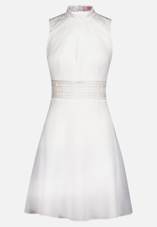 Cocktailkleid mit Spitzeneinsatz / Vorderseite